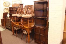 Ercol Old Colonial shelf back dresser,