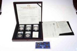 The Complete Morgan Dollar Mintmark Collection To Include 1890 Carson City Mint, 1921 San Francisco,