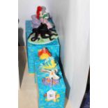 Disney Showcase by Royal Doulton, five pieces including The Little Mermaid Ariel and Ursula,