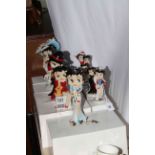 Wade Betty Boop, ten limited edition figures, with boxes.