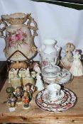 Four Coalport ladies including Karen, Montpelier Walk, Minuettes and Party Time,