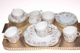 Twenty one piece Minton Suzanne tea service.