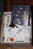 Collection of 1960's-1980's commemorative FDCs, wooden pipes (3),