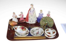 Five Royal Doulton figures, Bess, Marie, Tootles, My First Figurine and Mothers Helper,