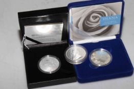 2017 and 2018 (box and COA) 1oz fine silver Kruggerand coins.