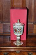 Spode Chalice to commemorate the wedding of Prince Charles and Lady Diana Spencer in original box,