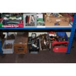 Collection of spanners, sockets, chisels, pliers, etc.