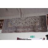 Hand made Iranian Keshan wool carpet, 3.23 by 2.33.