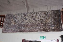 Hand made Iranian Keshan wool carpet, 3.23 by 2.33.