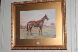 DM & EM Alderson, Study of a Stallion, watercolour, signed and dated 1932-3 lower right,