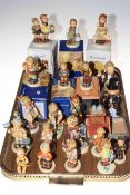 Collection of twenty Hummel figurines, some boxed.