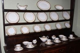 Wedgwood Cornucopia forty piece part dinner and tea service.