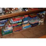 Large collection of approximately one hundred jigsaw puzzles.