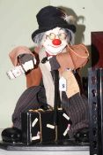 Scott and Gill Harris limited edition Hobo Clown, Bartie, 55cm.