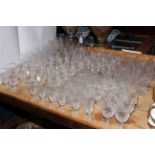 Large suite of Royal Doulton crystal glassware, well over one hundred pieces for all drinks,