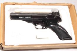 Webley Tempest air pistol.