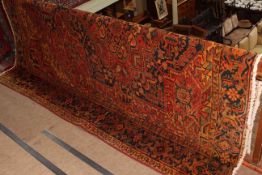 Early 20th Century Iranian Herris Region wool carpet 280 by 242cm.