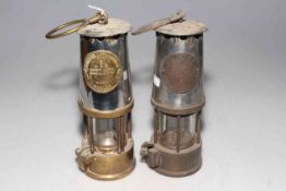 Two miners lamps.