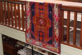 Fine hand knotted Iranian wool runner 4.00 by 1.20.