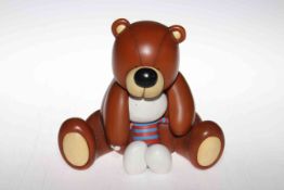 Bear Hug Doug Hyde sculpture, no. 98 of 595 edition.