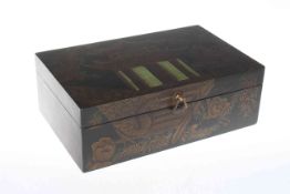 Oriental style box, 41cm.