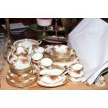 Royal Albert Old Country Roses dinner and teaware in good condition and including tureen and