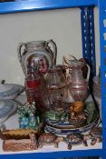 Collection of Wade, Royal Vienna vase, Carlton Ware jug, etc.