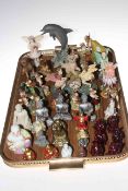 Collection of decorative resin sculptures and Buddha figures, thirty six pieces.