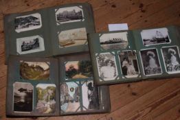 Four very nice albums of postcards including Figure 8 Railway Spanish City Whitley Bay RP 1909,