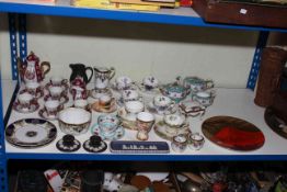 Collection of Hammersley, Noritake, Wedgwood Jasperware, etc.