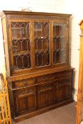 Old Charm triple leaded glazed door wall unit,