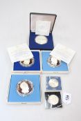 Leatherette boxed Franklin Mint Republic of Panama sterling silver proof 1977 20 Balboas (131gm)