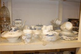 Royal Doulton Pastorale tablewares, over sixty pieces.