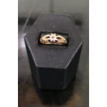 18 carat gold single stone diamond ring, the diamond approximately 0.
