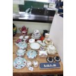 Collection of Hammersley, Noritake, Wedgwood Jasperware, etc.