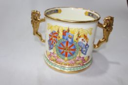Large Paragon limited edition Edward VIII Coronation loving cup.