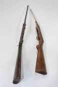 Two air rifles, one is German Military.