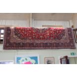 Fine hand knotted Kashan carpet, 3.48 by 2.38.