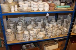 Large quantity of Indian Tree tablewares.