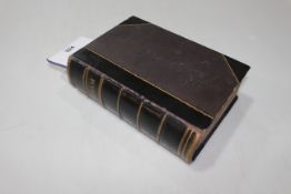 Durham volume, leather spine copy of History by Francis Wheelan, second edition.