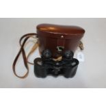 Pair Carl Zeiss Jena 8x30 binoculars with case.