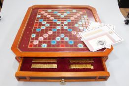 The Collector's Scrabble Edition, complete with a customised deluxe playing board,