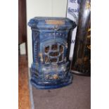 Art Nouveau Simplex cast iron stove.