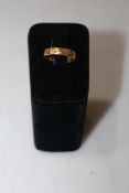 22 carat gold wedding ring.