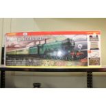 Hornby Flying Scotsman electric train set in box.
