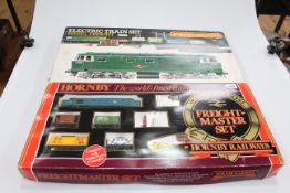 Hornby Freight Master set and Electric Diesel Freight set (2).