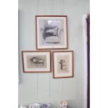 Cecil Aldin, two etchings (one signed) and a print, Sealyham Puppy,