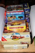 Collection of Matchbox, Corgi and other model vehicles.