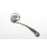 George III silver Kings pattern sifting spoon, London 1817, 16cm.