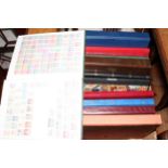 Large box containing fifteen Worldwide stamp albums and stock books.